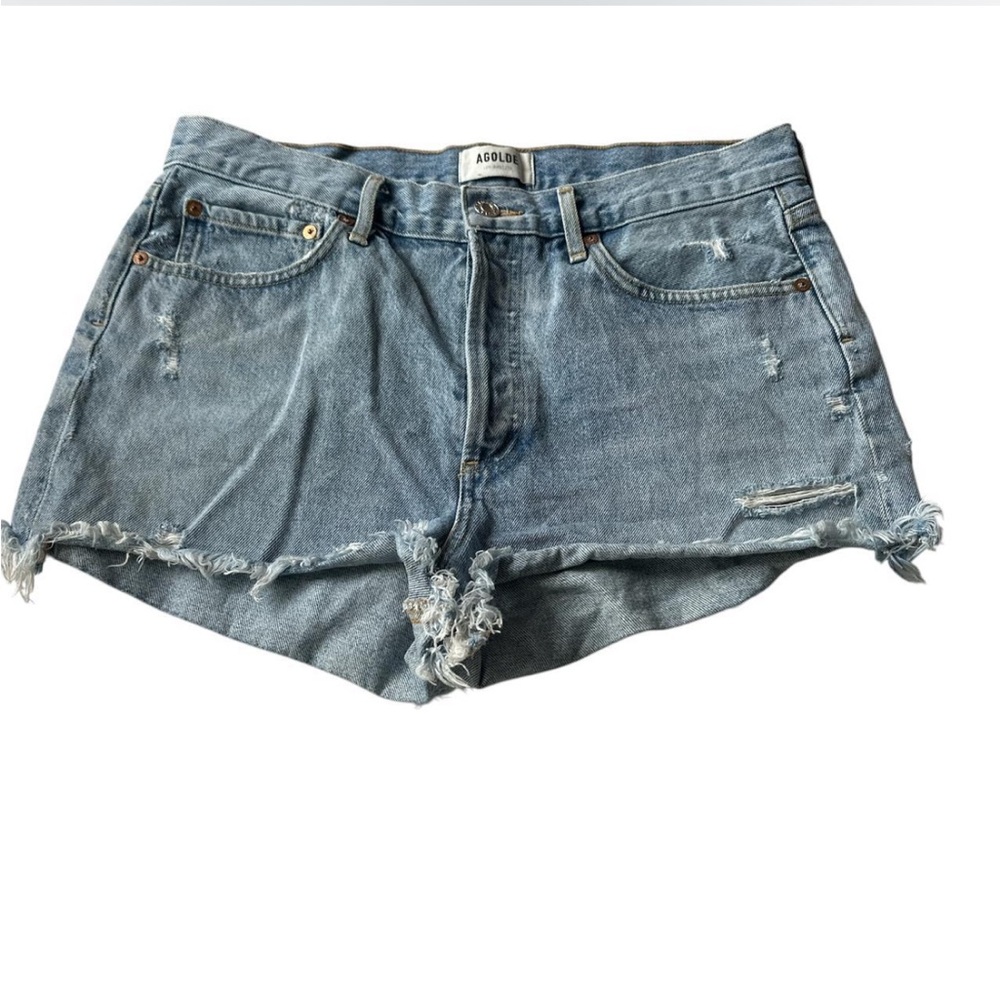 AGOLDE Parker denim shorts